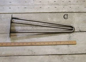 Heavy Duty Antique Iron 3 Prong Hairpin Leg - 400mm - Picture 1 of 1