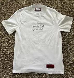CHNGE T-Shirt ""Women Don't Owe You Sh*T"" bestickt Bio-Baumwolle weiß XL - Bild 1 von 11