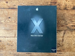 Boxed Apple Mac OS X Server 10.4 Tiger - Unlimited Clients (M9768Z/A)