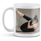 White Ceramic Mug - Yoga Pose Studio Gym #46517