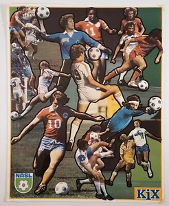 MINNESOTA KICKS 70er VINTAGE POSTER NASL SOCCER KIX CEREAL - Bild 1 von 6