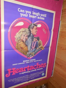 BA6 HEARTACHES Movie Poster One Sheet 1981 Margot Kidder Canadian Rare - Picture 1 of 9
