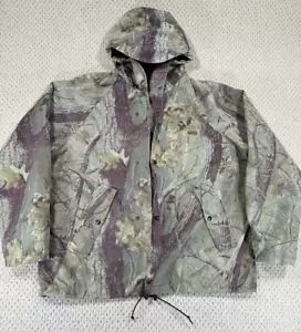 Vintage Woolrich Jacket Mens L Olive Stormseal Brushed Realtree Hardwoods Camo - Picture 1 of 23