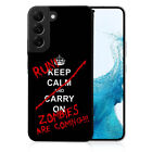 ( For Samsung A25 ) Back Case Cover H23035 Keep Calm Zombie