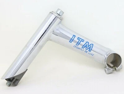 NOS ITM CROMOLY DELUXE QUILL STEM MTB 110mm 1+1/8" 90S VINTAGE MOUNTAIN BIKE OLD - Image 1 of 4