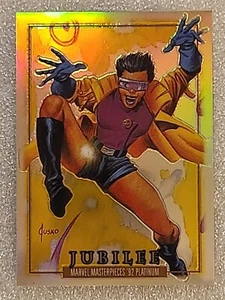 #100 JUBILEE 2024 Marvel Masterpieces '92 Platinum RAINBOW X-MEN - Picture 1 of 2
