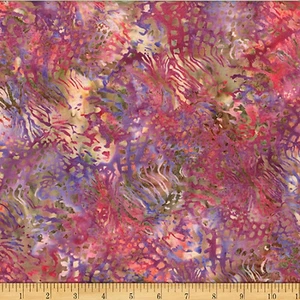 Hoffman Jelly Fish Batiks by McKenna Ryan, By Half Yard, MR51-419-PASSION-TEA - Picture 1 of 1