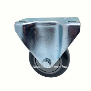AR30P1TPU 3" Rigid Caster with Thermoplastic Urethane Wheel (TPU) - Picture 1 of 2