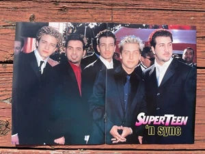 N'Sync Backstreet Boys Nick Carter Two Sided Centerfold Poster Clipping Magazine - Picture 1 of 2