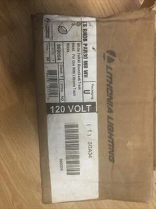 LITHONIA LIGHTING LTE-RNDB-PAR30-MB-WH / LTERNDBPAR30MBWH (NEW IN BOX) - Picture 1 of 2
