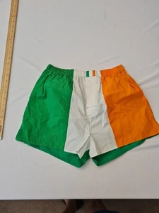 Pantalones Cortos Para Hombre George Talla M Verde/Blanco/Naranja Cintura Elástica 28492 - Imagen 1 de 9