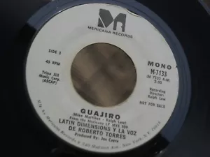 MERICANA 7133 PROMO SALSA LATIN DIMENSIONS ROBERTO TORRES GUAJIRO DRACULITA - Picture 1 of 8