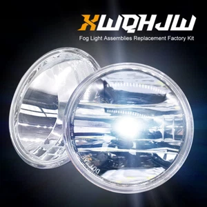 Fog Lights Fits For 2007-2014 Chevy Tahoe Avalanche Suburban GMC Yukon w/Bulbs - Foto 1 di 9