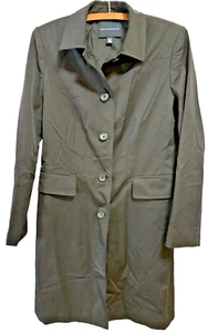 Gabardina de lluvia vintage Y2K Banana Republic negra palangre de nailon para mujer talla M” - Imagen 1 de 8