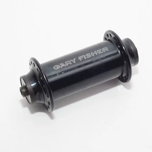 Vintage Black Gary Fisher Front Hub Low Flange 32H 25mm endcaps - Picture 1 of 6