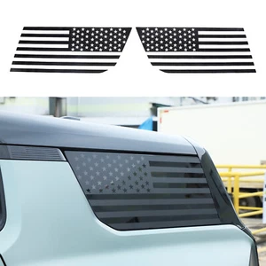 Fits For Hummer EV 2024+ Rear Window Glass Decal Sticker Trim (US Flag) PVC - Imagen 1 de 10