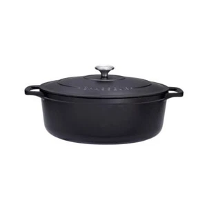 Cocotte ovale 27 cm noir fonte 34.7x21.5 cm - Imagen 1 de 1