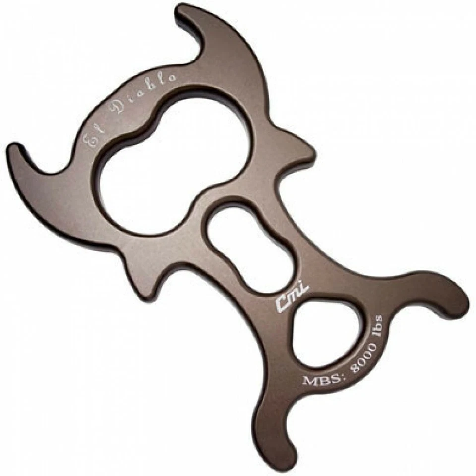 CMI EL DIABLO DESCENDER - LEFT OR RIGHT HAND - ARBORIST CLIMBING 8,000LB MBS