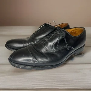 Allen Edmonds Park Avenue Oxford Cap Toe Black Men's Shoes 11.5 D Made in USA - Picture 1 of 12