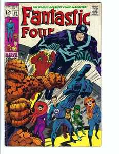 (1961 SERIES) MARVEL FANTASTIC FOUR #82 - INHUMANS APPEARANCE STAN LEE - VG - Picture 1 of 2