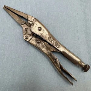 Vintage Peterson Dewitt USA 6" Long Nose Vise Grip Pliers 6LN - Picture 1 of 8