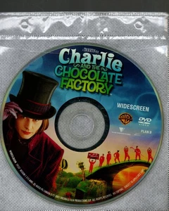 Charlie and the Chocolate Factory (2005) DVD  *DISC ONLY*  = REGION 1 - J. Depp - Picture 1 of 1