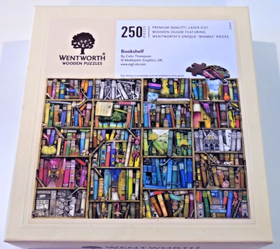 Quebra-cabeça de estante de madeira Wentworth para adultos 250 peças madeira completa - Bom - Imagem 1 de 4