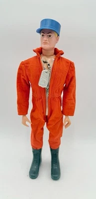 Vintage TALKING GI JOE ACTION PILOT (Air Force) #7890 Hasbro (1967) Foreign Head - Image 1 of 4