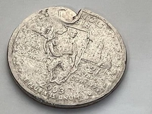 2003 P Illinois Quarter ...Mint Errors/Rim Burr - Picture 1 of 7