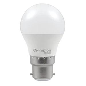 Crompton LED Round Opal Dim 6.5W 2700K BC-B22 - Picture 1 of 1