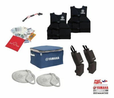 Yamaha OEM WaveRunner Starter Kit MWV-START-KT-08 PFD Guardabarros Dock Lines Foto 1 de 4