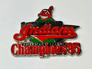 Spilla cappello bavero Cleveland Indians American League Central Division Champions 1995 - Foto 1 di 2