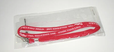 PHILLIES VET STADIUM FINAL GAME 9-28-2003 LANYARD & TICKET HOLDER TASTYKAKE MAB - Image 1 of 4