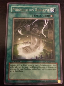 Miraculous Rebirth CDIP-EN044 YuGiOh RARE Near Mint 1st Edition x1 - Picture 1 of 2