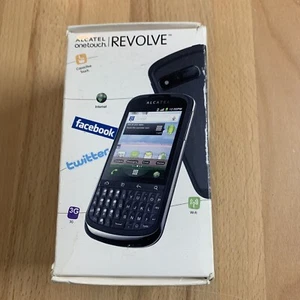 Rarissimo telefono Alcatel One Touch Revolve A554C - nero nuovo scatola aperta - Foto 1 di 6