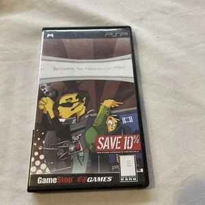 SpongeBob SquarePants The Yellow Avenger (Sony PSP, 2006) Game UMD Disc Only - Picture 1 of 4