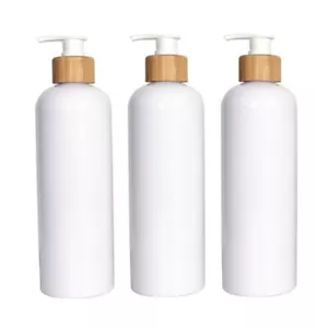 Refillable Plastic Pump Bottles for Soap Shampoo and Lotion Empty Bottle 500ml - Picture 1 of 15