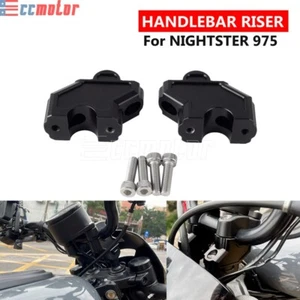 Pair Handlebar Risers Clamp Mount Fits for Harley Nightster 975 RH975 2022 2023 - Imagen 1 de 10