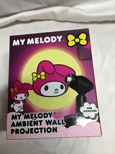 NewSanrio My Melody Ambient Wall Projection Light Lamp USB NEW - Picture 1 of 14