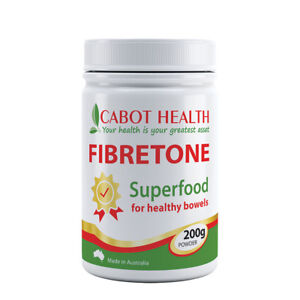 CABOT HEALTH Fibretone Powder 200g Neutral Flavour Superfood for Healthy Bowels
