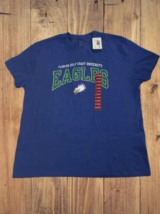Florida Gulf Coast Eagles Champion Royal Blue T-Shirt Men’s Size Large - Picture 1 of 3