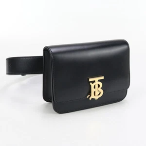 BURBERRY TB Belt Bag body bag leather unisex - Picture 1 of 7