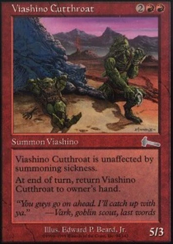 4 Viashino Cutthroat ~ Near Mint Urza's Legacy 4x x4 Playset UltimateMTG Magic R - Image 1 of 1