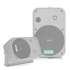 Pyle Wired 6.5" Indoor/Outdoor Waterproof Speakers (Pair) - White PDWR50W - Picture 1 of 10