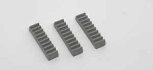 3x LEGO Technic rack 1 x 4 old light gray 3743 1x4 steering old light gray - Picture 1 of 2