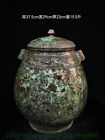 15" Old Chinese Shang Dynasty Bronze Ware Drinking Vessel Beast Zun Botte Pot