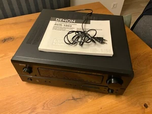 Denon AVR-1803 AV-Receiver, schwarz, ohne Zubehör, inkl. Bedienungsanleitung - Bild 1 von 5