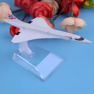 1:400 Diecast Concorde G-BOAC Passenger Airplane Plane Aircraft Model - Picture 1 of 4