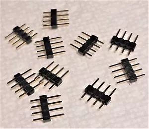 20 Pieces of Sullins NRPN041PAEN-RC 4-Position 2mm Single-Row Gold Header - Picture 1 of 4