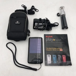USED Black KODAK Zi10 Play Touch Camera BUNDLE WORKING READ A - Picture 1 of 10